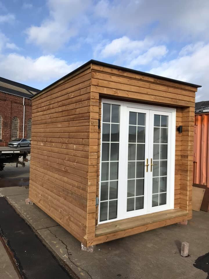 Luxury Shipping Container Garden Room Office Glamping Summer Winter in Houghton Le Spring