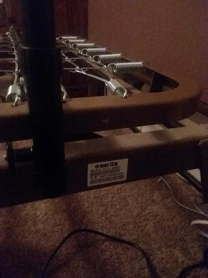 Merits Electric Hospital Bed with Hand Remote with Sealy Mattress