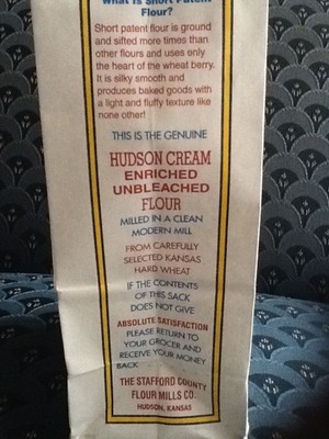 Hudson Cream Flour Sack Stafford County Mills Kansas Paper Gift Bag (2 ct)