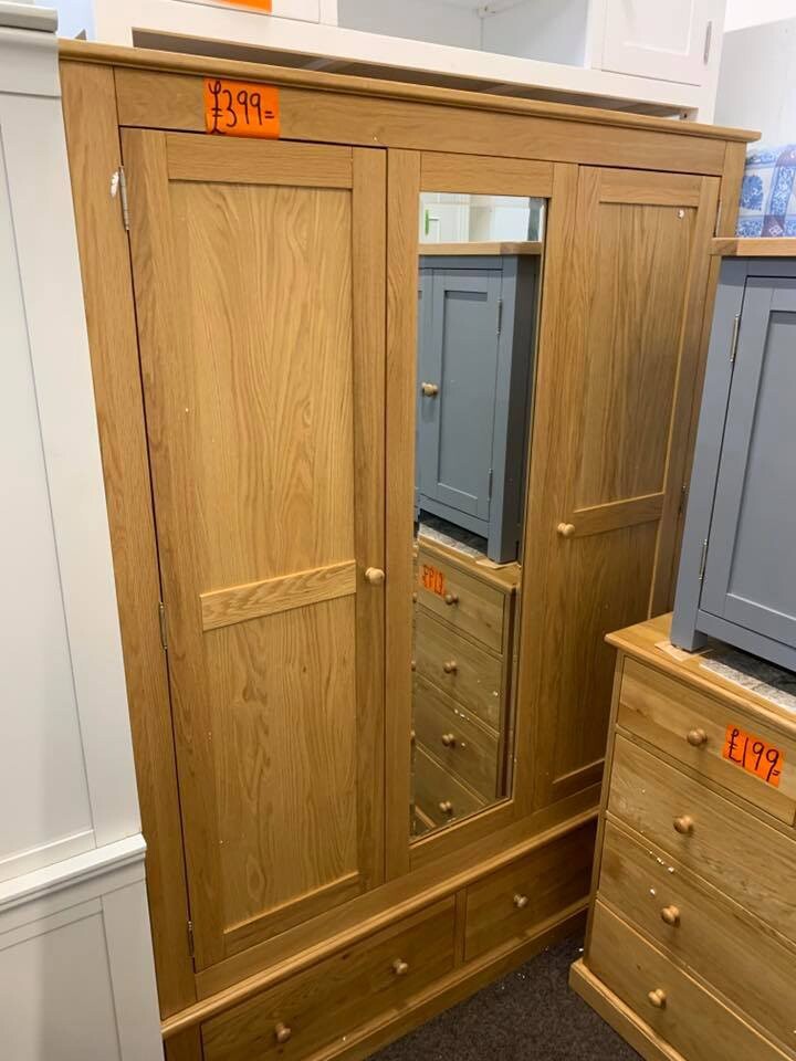 Oak Triple Wardrobe New In Telford Shropshire Gumtree