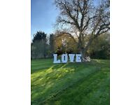 4ft Commercial Grade GIANT LOVE LETTERS FOR HIRE ONLY