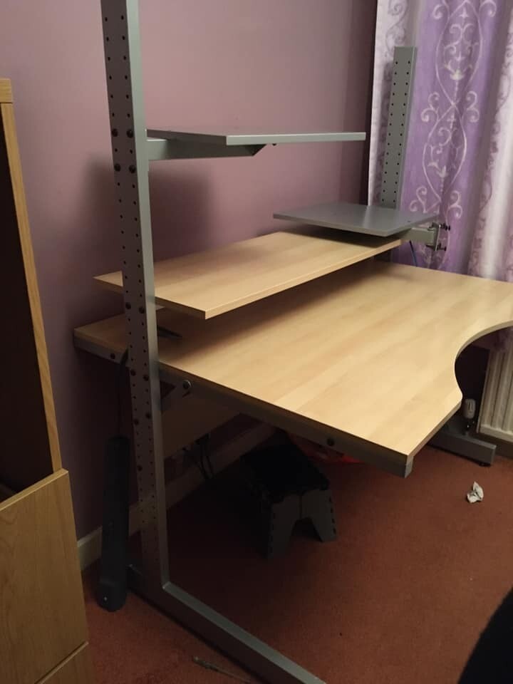 Large Ikea Jerker Desk In Deepcar South Yorkshire Gumtree
