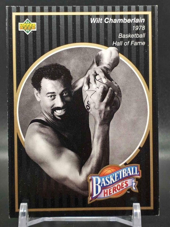 Wilt Chamberlain 1992 Upper Deck Basketball Heroes 1978 Hall