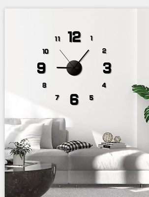 Wall Clocks Stickers Silent Clock