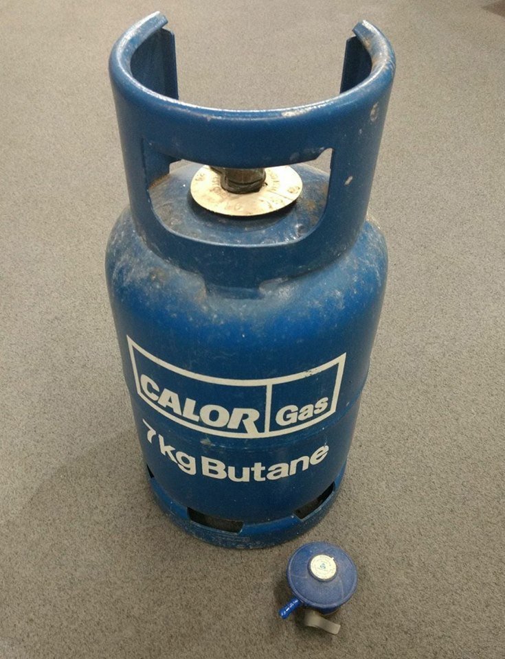 Calor 7kg Butane Gas Bottle + Regulator in Whitley Bay, Tyne and Wear