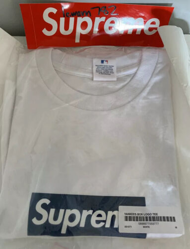 Supreme Yankees Box Logo Tee Brand New White Medium | eBay Supreme Yankees Box Logo Tee Brand New White Medium | eBay