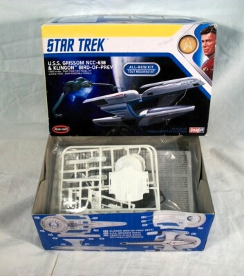 Polar Lights Star Trek USS Grissom NCC-638 & Klingon Bird-of-Prey Model Kit, NIB