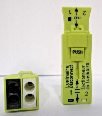 X10 WAGO Lumi-Nuts 873-902 2 Pole Luminaire Disconnect Connector UL Listed PA66