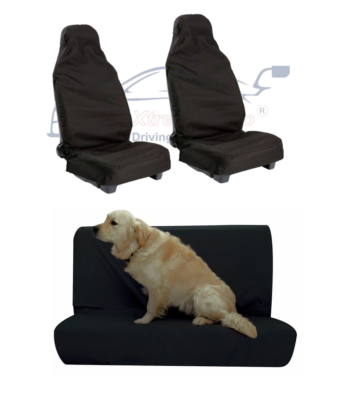 FRONT REAR WATERPROOF CAR SEAT COVER DOG PET PROTECTOR For