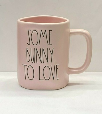 Rae Dunn SOME BUNNY TO LOVE Pink Tea Cocoa Mug Artisian Collection by Magenta