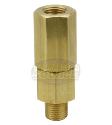 1/8'' Male x Female Solid Brass In Line Check Valve Air Compressor 500 PSI