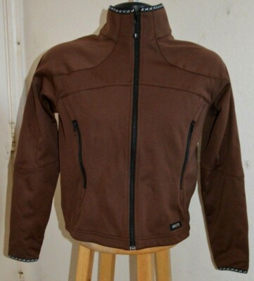 Kerrits Ladies On Track horse Riding full zip Jacket coat Brown Small