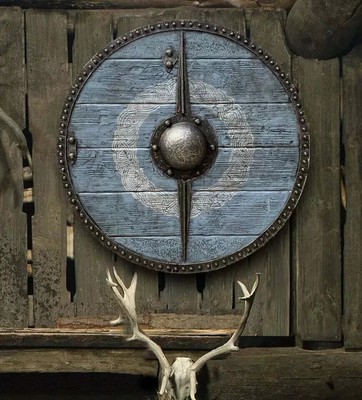 Medieval Shield Viking Shield 24'' Wooden Shield Heavy Metal Fitted GIft