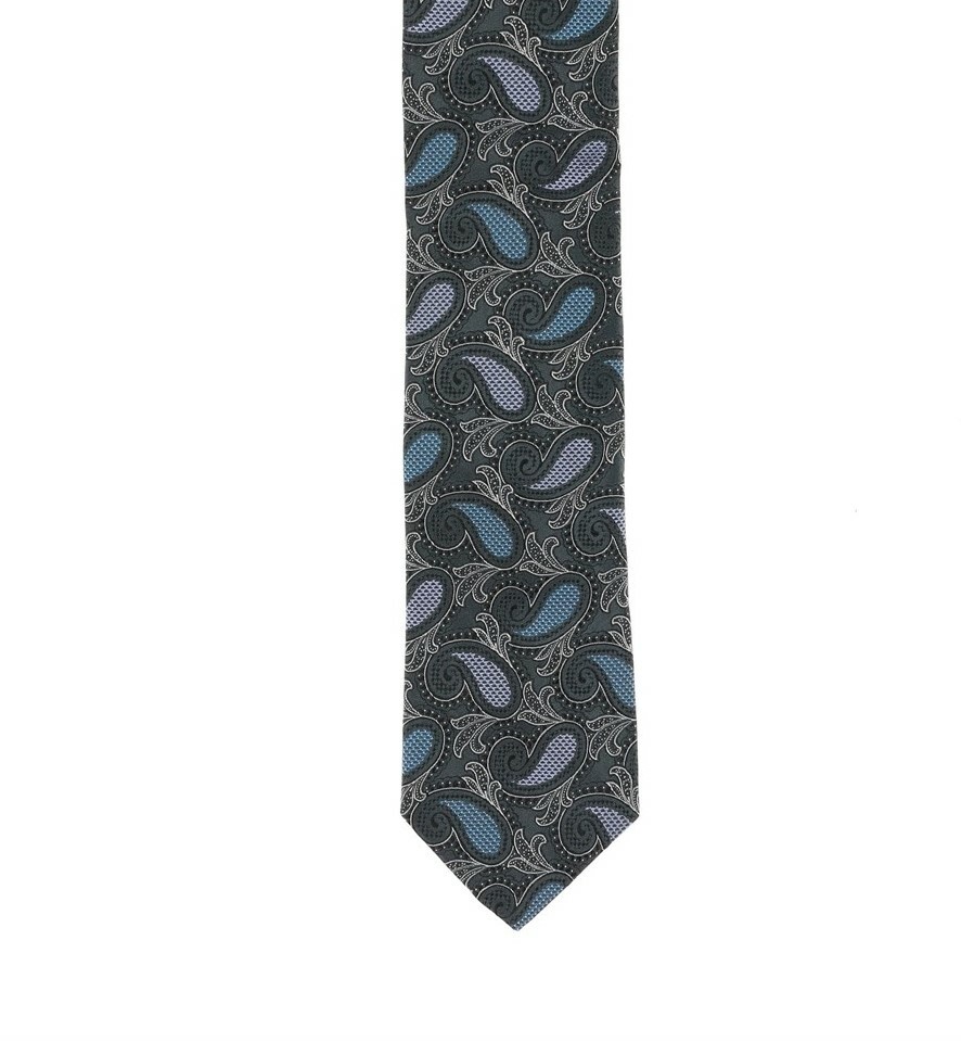 John W. Nordstrom Men's Grey Paisley Silk Tie $89