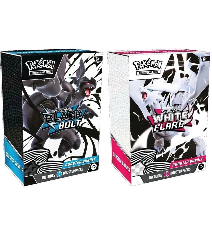 Pokemon Black Bolt & White Flare BOOSTER BUNDLE Set of 2