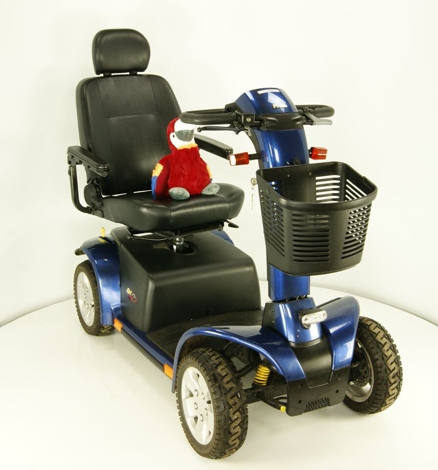 2016 Pride Pursuit Large Electric Mobility Scooter 8mph Blue in
