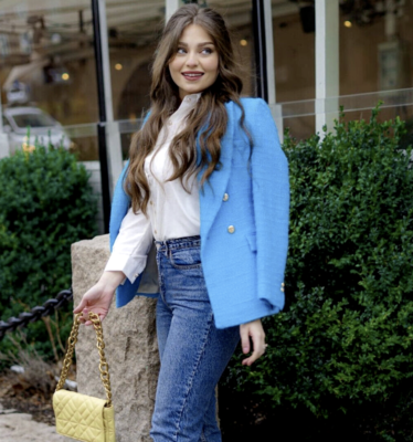 Turquoise jacket zara sale