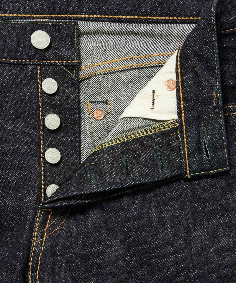 Pre-owned Momotaro Jeans 0205sp Slim Straight Type Battle Slim Straight Button Fly Japan In Blue