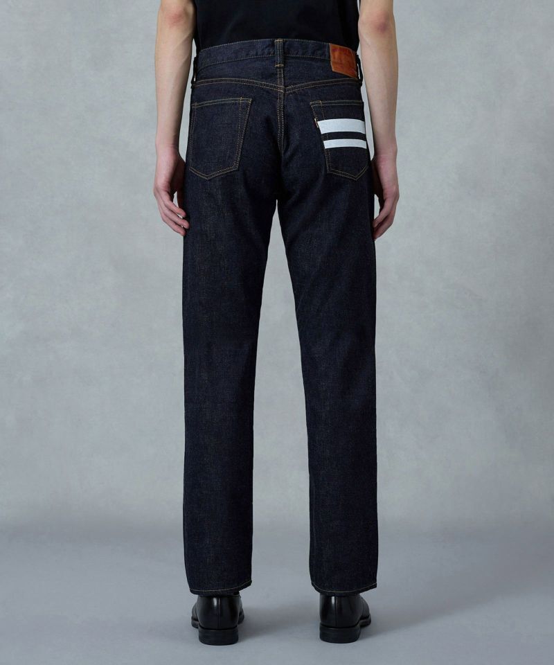 Pre-owned Momotaro Jeans 0205sp Slim Straight Type Battle Slim Straight Button Fly Japan In Blue