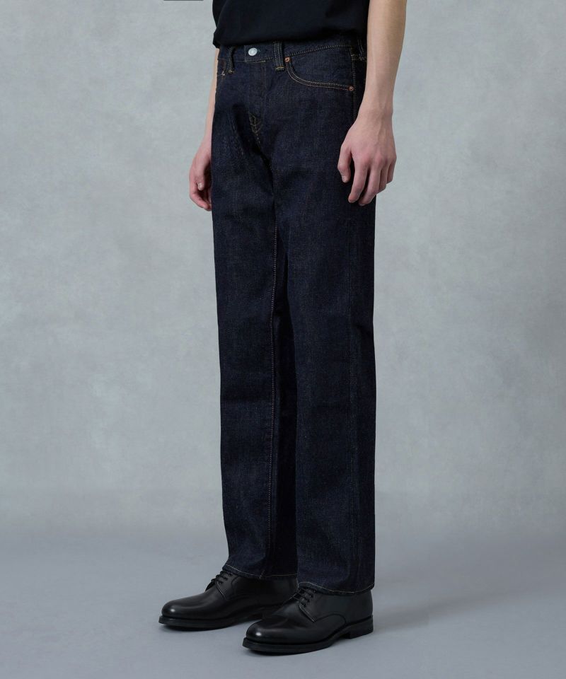 Pre-owned Momotaro Jeans 0205sp Slim Straight Type Battle Slim Straight Button Fly Japan In Blue