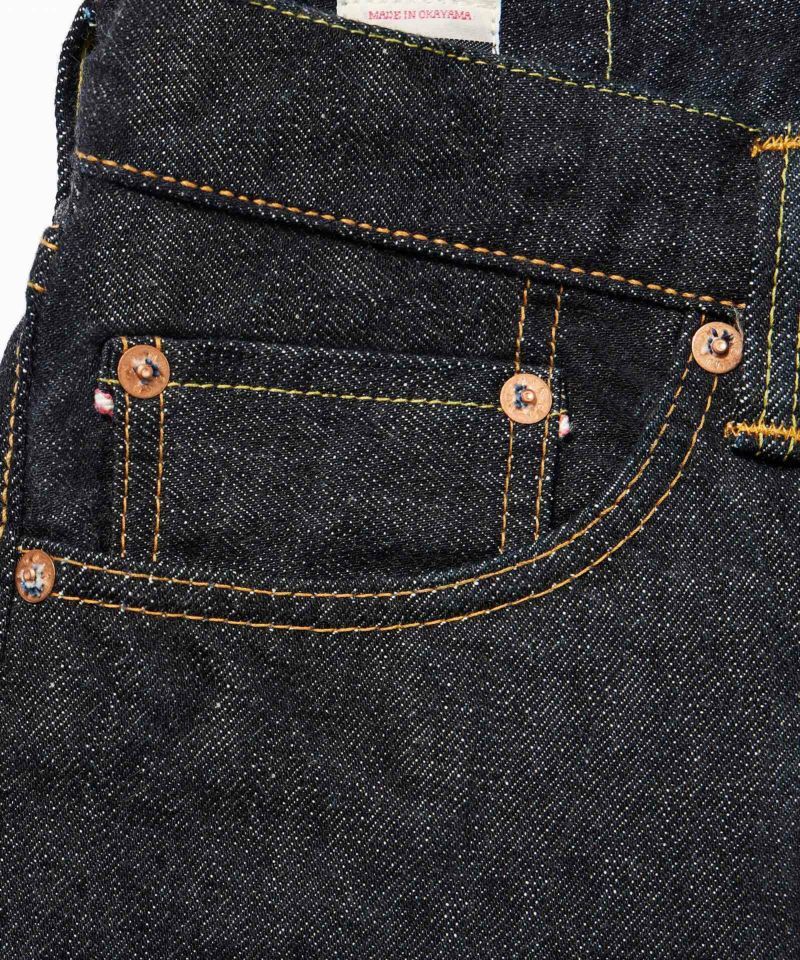 Pre-owned Momotaro Jeans 0205sp Slim Straight Type Battle Slim Straight Button Fly Japan In Blue