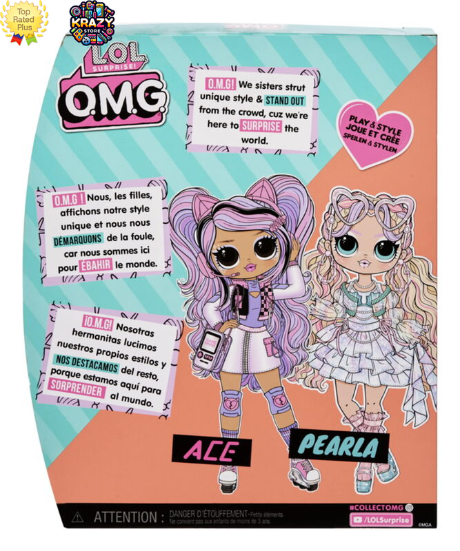L.O.L. Surprise O.M.G. Pearla Fashion Doll with 15 Surprises