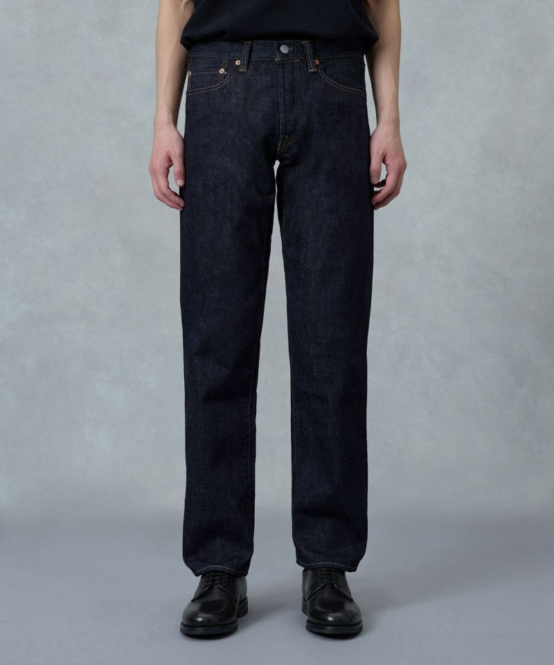Pre-owned Momotaro Jeans 0205sp Slim Straight Type Battle Slim Straight Button Fly Japan In Blue