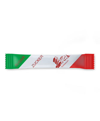 1.000 Zuckersticks, Zuckerpäckchen, Portionszucker, Italien