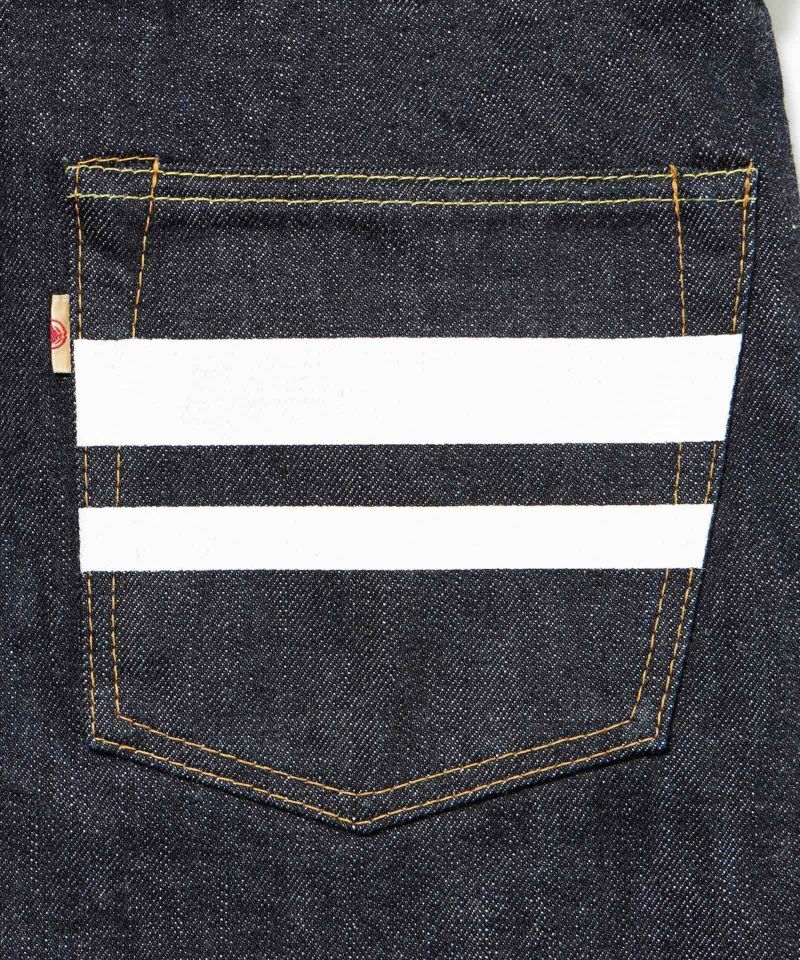 Pre-owned Momotaro Jeans 0205sp Slim Straight Type Battle Slim Straight Button Fly Japan In Blue