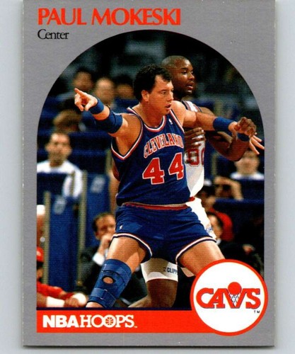 1990-91 Hopps Basketball #76 Paul Mokeski NBA SP Cavaliers