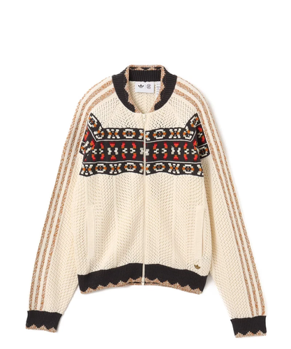 CLOT x Adidas Originals Crochet SST Knit Zipper Track Top