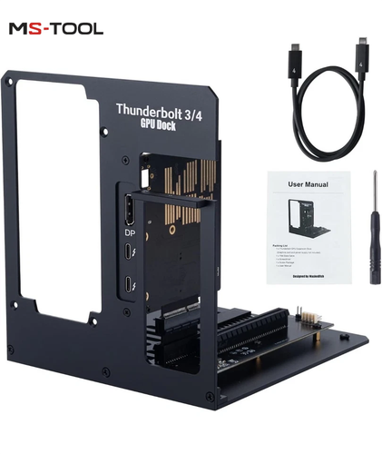 拡張カード TH3P4G4 Thunderbolt External GPU Dock TH3P4G3 Thunderbolt3/4 GPU Dock Aluminum Case Metal Frame