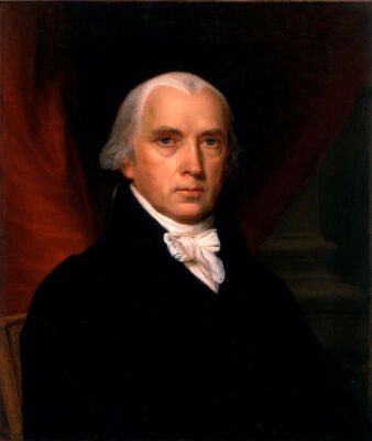 President James Madison by John Vanderlyn 1816 Painting Portrait Art Print