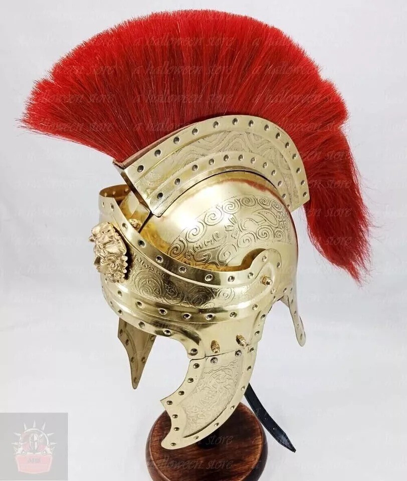 Medieval Roman Centurion Helmet Roman Design Engraved Helmet Reenactment Gift
