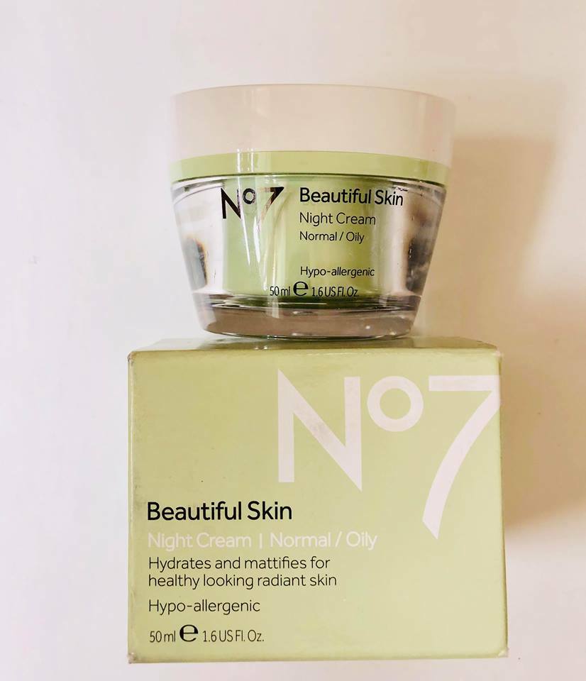 No7 Beautiful Skin Night Cream for Normal / Oily Skin 50ml