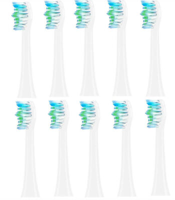 10Pack Replaceable toothbrush heads compatible with SARMOCARE LES
