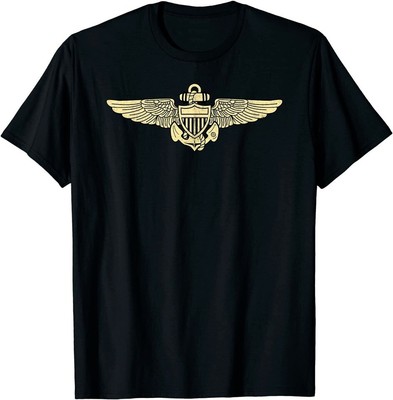 NEW LIMITED Fly Navy Shirt Classic Naval Aviator Premium Tee T-Shirt S-3XL