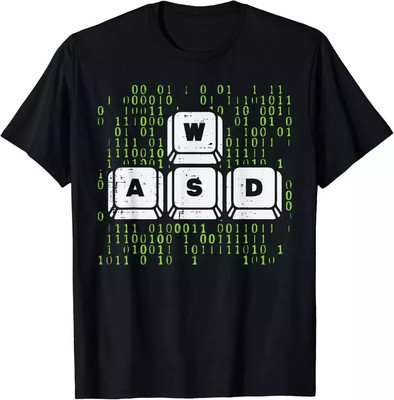 PC Gamer WASD Funny Computer Gaming Gift Unisex T-Shirt S-5XL