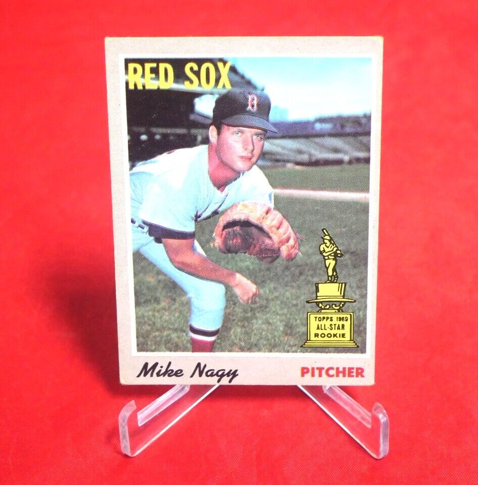 Mike Nagy All-Star Rookie 1970 Topps Baseball Card #39. rookie card picture
