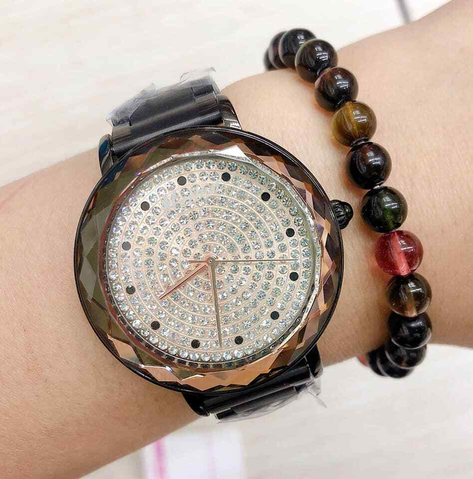 Orologio Da Polso Per Donna Meibin Quarzo Moda Fashion Brillantini 004 lac