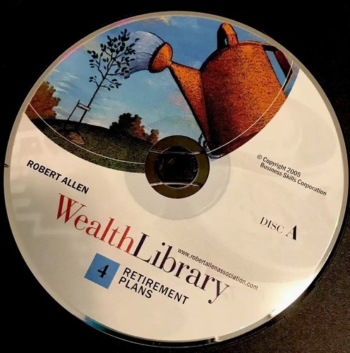Wealth Library RETIREMENT PLANS  by Robert Allen Vol 4  5 DC  Set JJ Childers