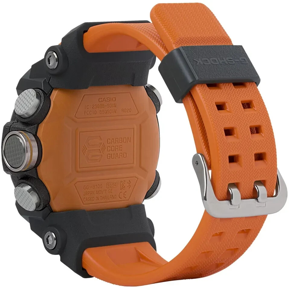 Pre-owned G-shock Casio Men's  Master Of Mudmaster Carbon Core Guard Quad Sensor Watch