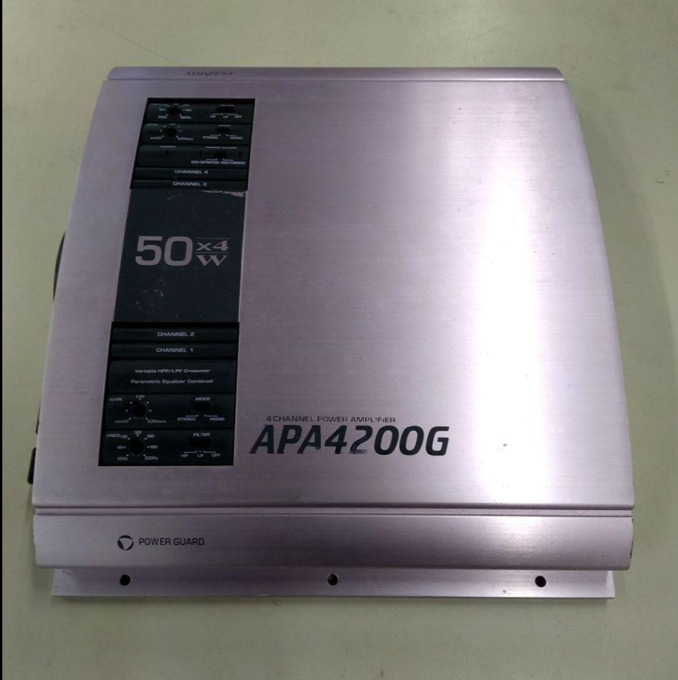 ADDZEST APA4200G パワーアンプ Yahoo!オークション - ADDZEST アゼスト APA4200G 4chパワー