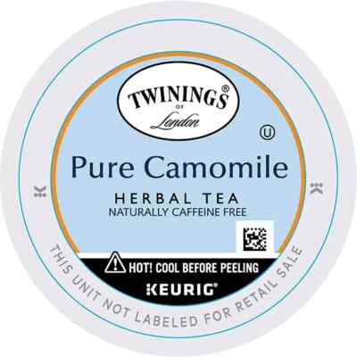 Twinings of London Pure Camomile Tea K-Cups 3/2027 Keurig, 96 ct