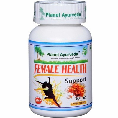 Planet Ayurveda Female Health Support - 60 Capsules, 500mg D718