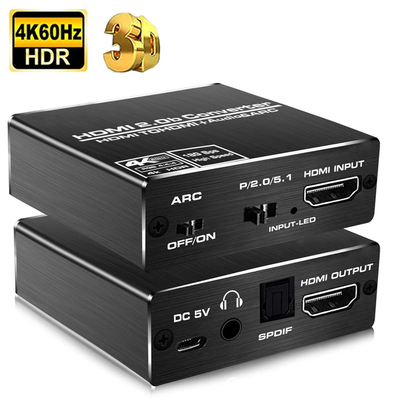 2026 Best HDMI-compatible Audio Extractor Extractor Converter Optical TOSLINK SP