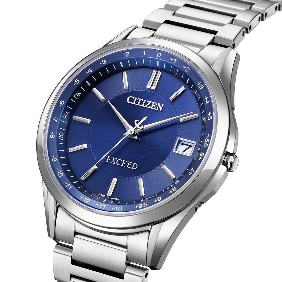 CITIZEN エコドライブ　BUBU2020-11a Citizen Eco Drive Calendrier White Dial Blue Leather Strap
