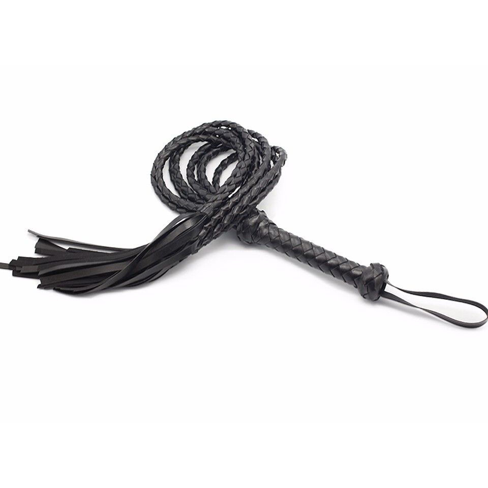 BDSM PU Leather Punish Spanking Whip Paddle Flogger Torture Slut Slave Roleplay