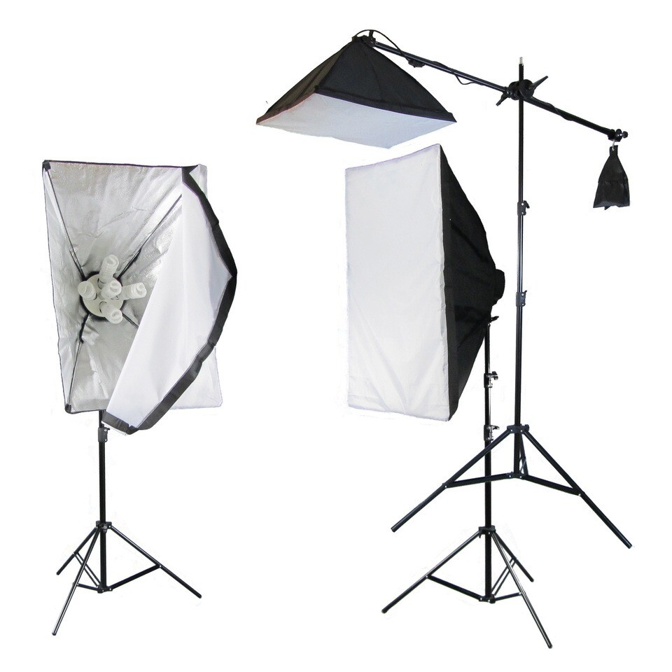 Softbox Continuous Photography Lighting Kit + Boom Arm in New Cross, London Gumtree