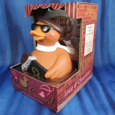 Cocoa Canard Chocolate Lovers CelebriDuck Rubber Duck France French NIB RETIRED
